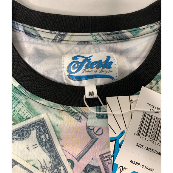 Men's Fresh Prints of Bel-Air All Over Print T-Shirt Medium M NWT - Picture 8 of 8